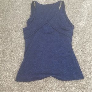 Blue nike tank top